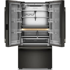  KitchenAid 36-inch, 24.8 cu. ft. Counter-Depth French 3-Door Refrigerator with Internal Water Dispenser KRFC336SBE IMAGE 2