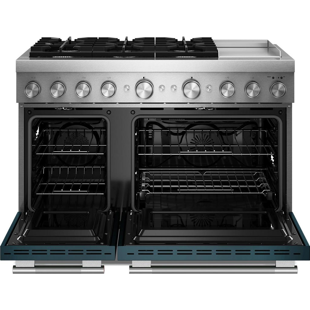  KitchenAid 48-inch Freestanding Commercial-Style Dual-Fuel Range with Griddle KFDD948SAG IMAGE 2