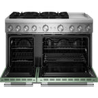  KitchenAid 48-inch Freestanding Commercial-Style Dual-Fuel Range with Griddle KFDD948SDC IMAGE 3