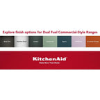  KitchenAid 30-inch Freestanding Commercial-Style Dual-Fuel Range KFDS930SWF IMAGE 8
