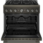  KitchenAid 36-inch Slide-in Gas Range with 6 Burners KFGS936SBE IMAGE 2
