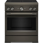  KitchenAid 30-inch Freestanding Induction Range with 4 Elements KFIS930SBE IMAGE 1
