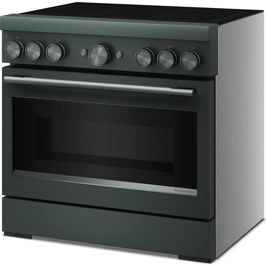  KitchenAid 36-inch Freestanding Induction Range with 6 Elements KFIS936SJP IMAGE 6