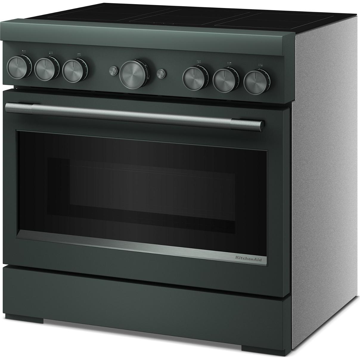  KitchenAid 36-inch Freestanding Induction Range with 6 Elements KFIS936SJP IMAGE 6