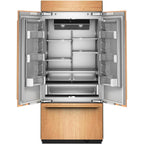  KitchenAid 36-inch Built-in French 3-Door Refrigerator with Interior Ice Maker KBFN536TPA IMAGE 2