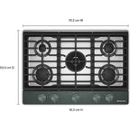  KitchenAid 30-inch Built-in Gas Cooktop with 5 Burners KCGK530SJP IMAGE 4