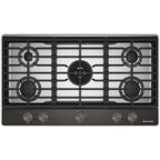  KitchenAid 36-inch Built-in Gas Cooktop with 5 Burners KCGK536SBE IMAGE 1