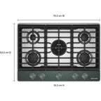  KitchenAid 30-inch Built-in Gas Cooktop with 5 Burners KCGK730SJP IMAGE 4