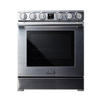  Dacor 30-inch Freestanding Induction Range with Convection Technology DOP30T940IS/DA IMAGE 3