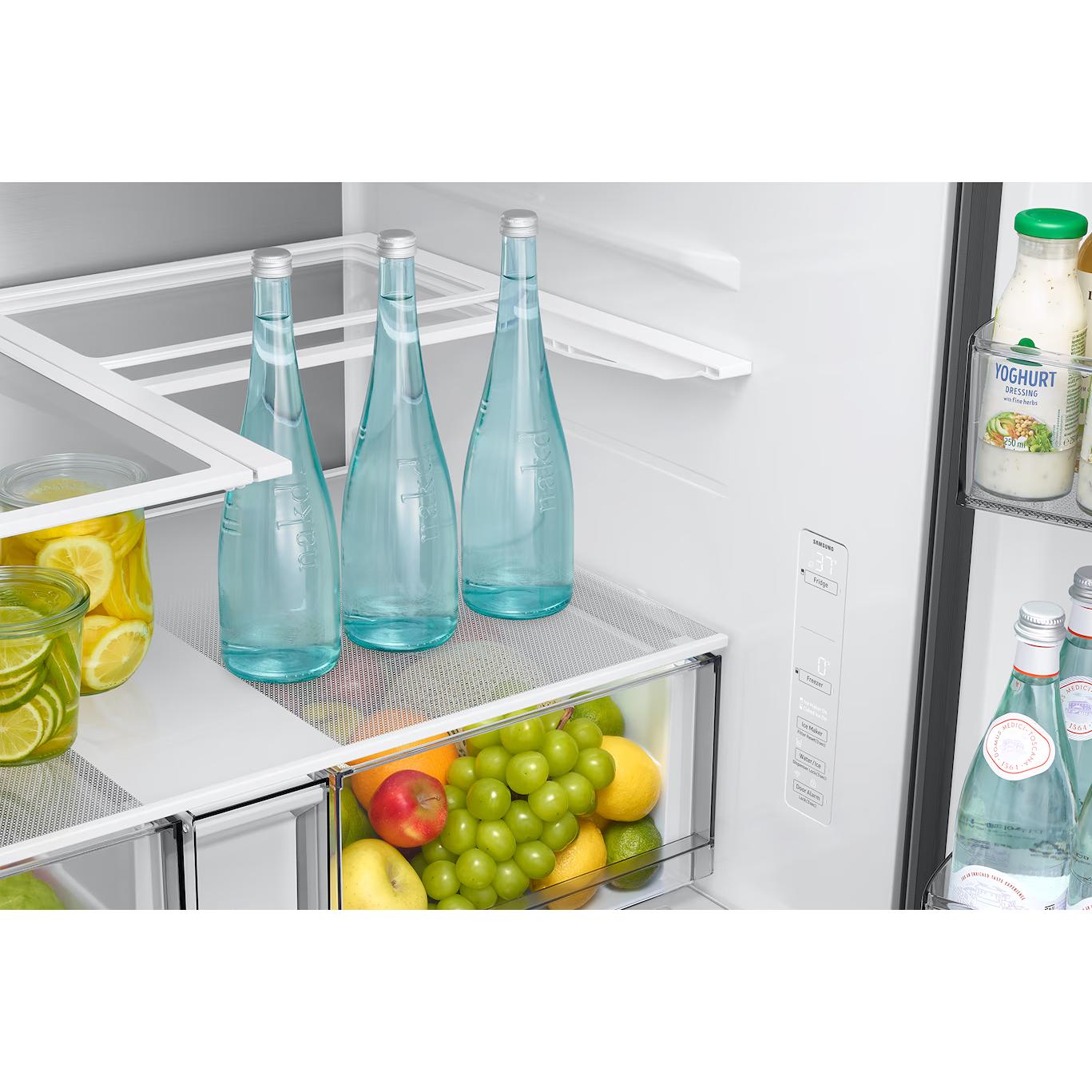  Samsung French 3-Door Refrigerator with Water and Ice Dispensing System RF70H25HERAA IMAGE 12