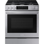  Samsung 30-inch Slide-in Gas Range with Wi-Fi NSG90H60SRAA IMAGE 1