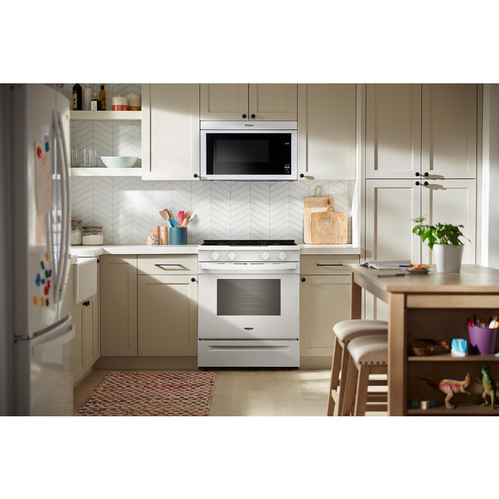  Whirlpool 30-inch Slide-in Gas Range with Air Cooking Technology WSGS4530TW IMAGE 19