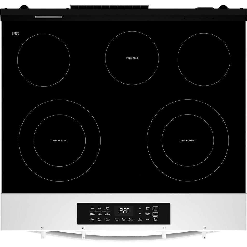  Whirlpool 30-inch Slide-in Electric Range with Wi-Fi YWSES4530TW IMAGE 3