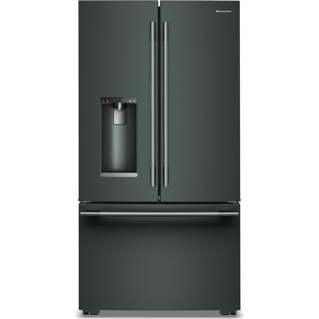  KitchenAid 36-inch, 23.1 cu. ft. Counter-Depth French 3-Door Refrigerator with External Water and Ice Dispensing System KRFC536SJP IMAGE 1