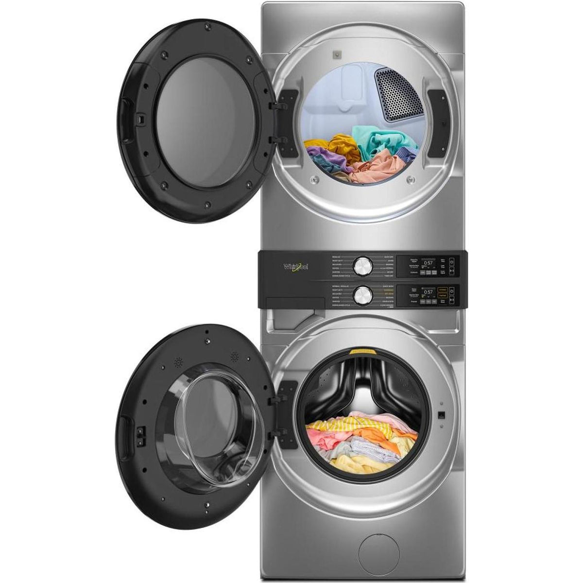  Whirlpool Stacked Washer/Dryer Gas Laundry Center WGF5727TR IMAGE 3