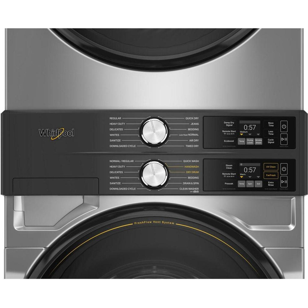  Whirlpool Stacked Washer/Dryer Gas Laundry Center WGF5727TR IMAGE 4