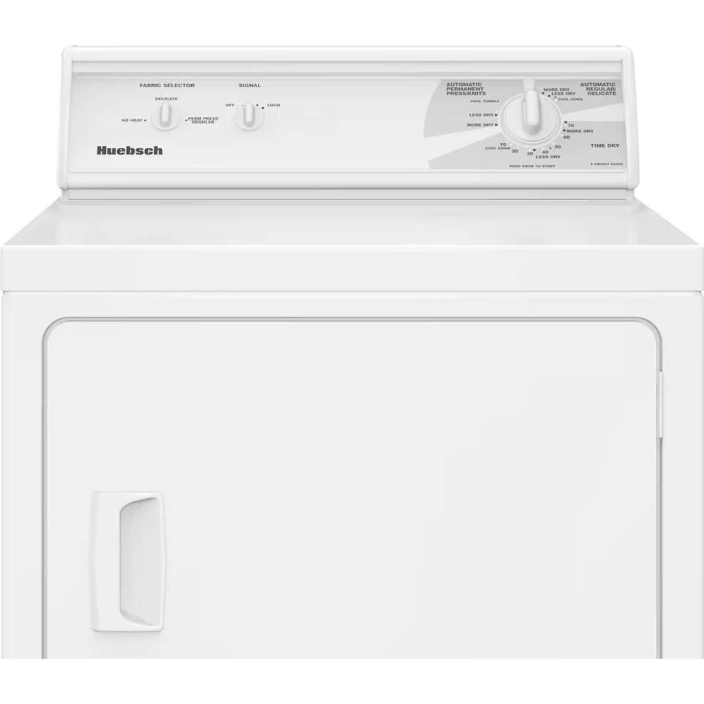  Huebsch 7 cu. ft. Commercial Non-Vended Electric Front Load Dryer DV-2100WE IMAGE 4