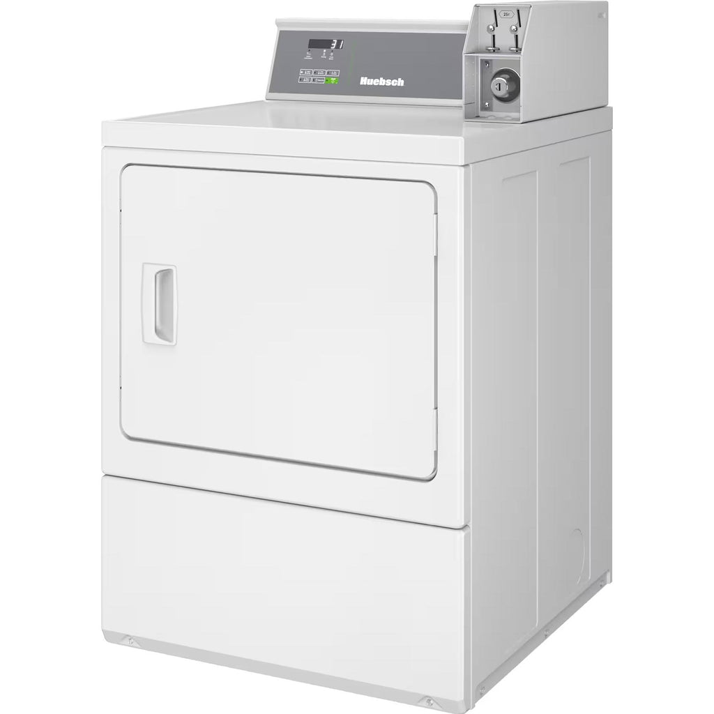  Huebsch 7 cu. ft. Commercial Coin Drop Electric Front Load Dryer DV-6100WE IMAGE 3