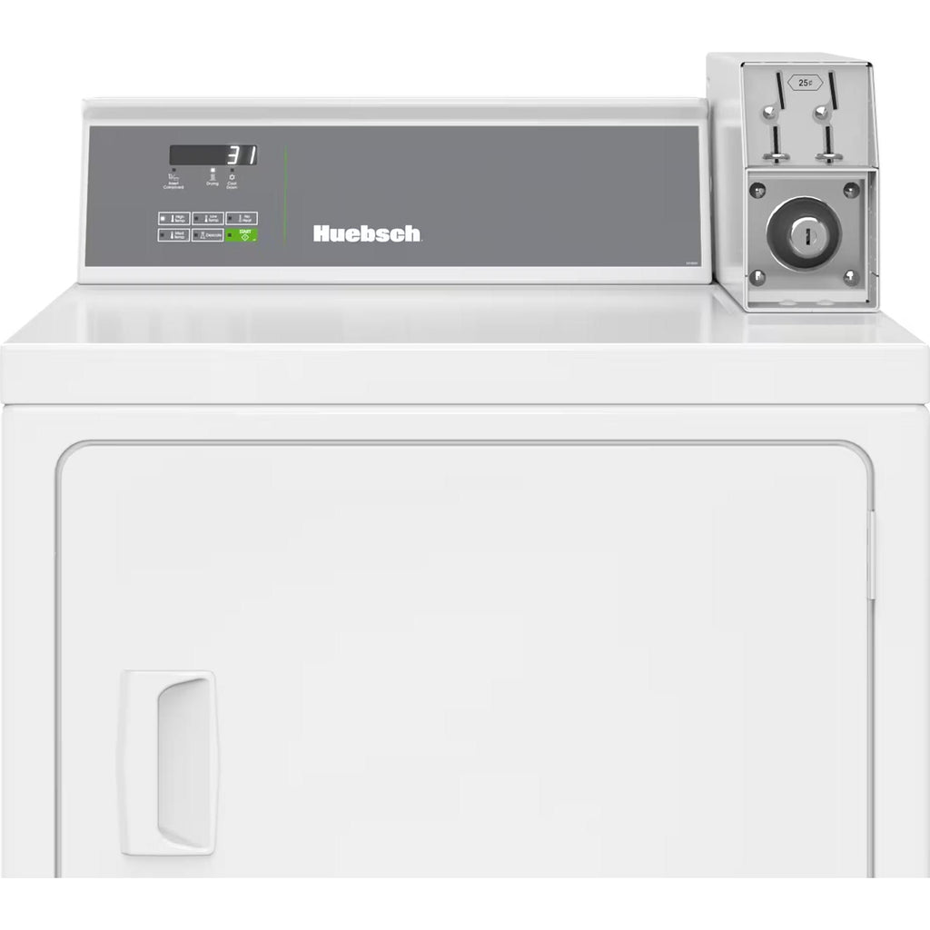  Huebsch 7 cu. ft. Commercial Coin Drop Electric Front Load Dryer DV-6100WE IMAGE 4