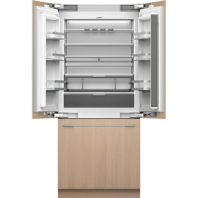  Fisher & Paykel 36-inch, 19.2 cu. ft. Built-in French 3-Door Refrigerator with Interior Ice and Water RS3684AUVE1 IMAGE 2