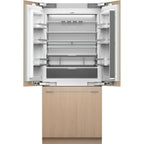  Fisher & Paykel 36-inch, 19.2 cu. ft. Built-in French 3-Door Refrigerator with Interior Ice and Water RS3684AUVE1 IMAGE 2