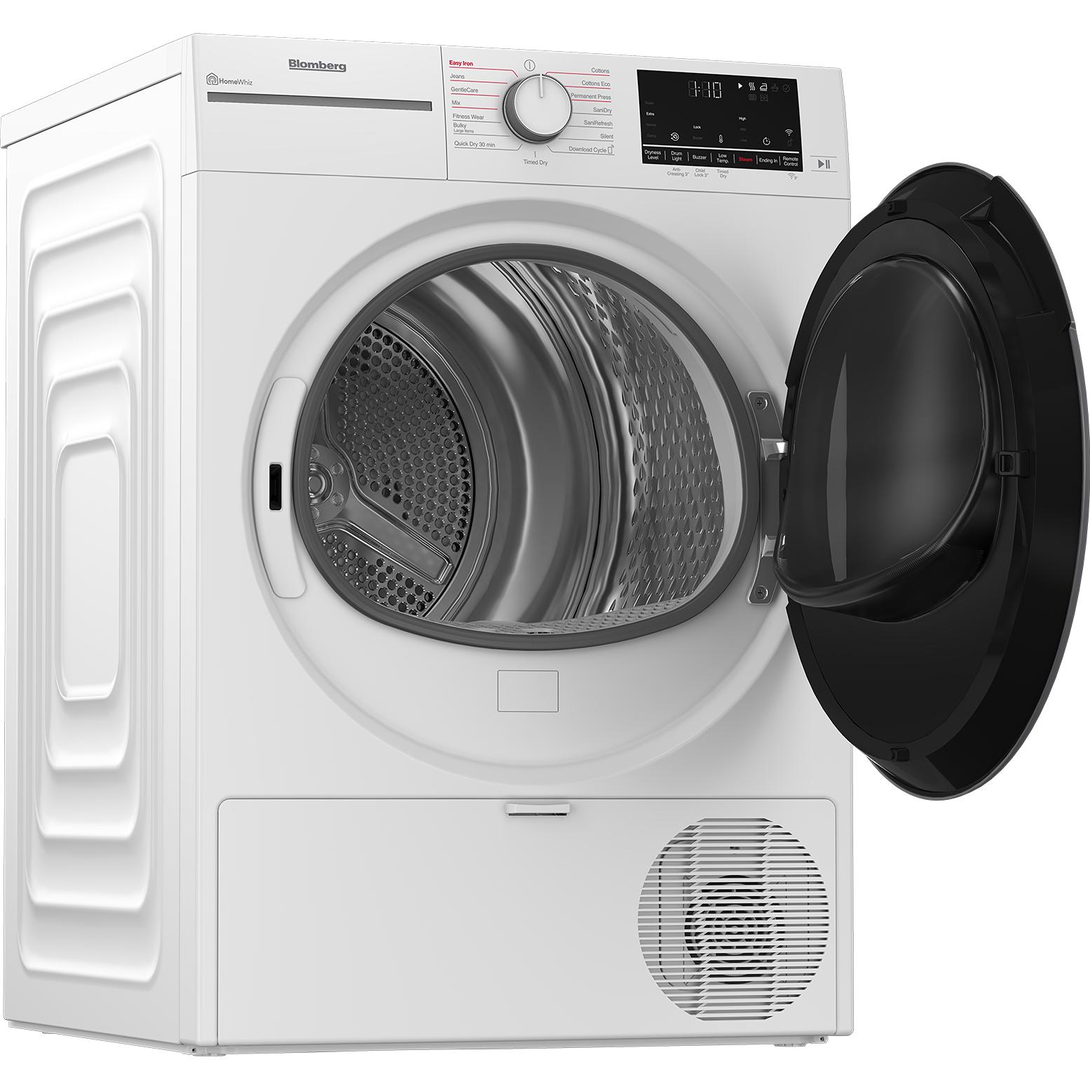  Blomberg 4.5 cu. ft. Electric Dryer with Heat Pump DHP24404W3 IMAGE 4
