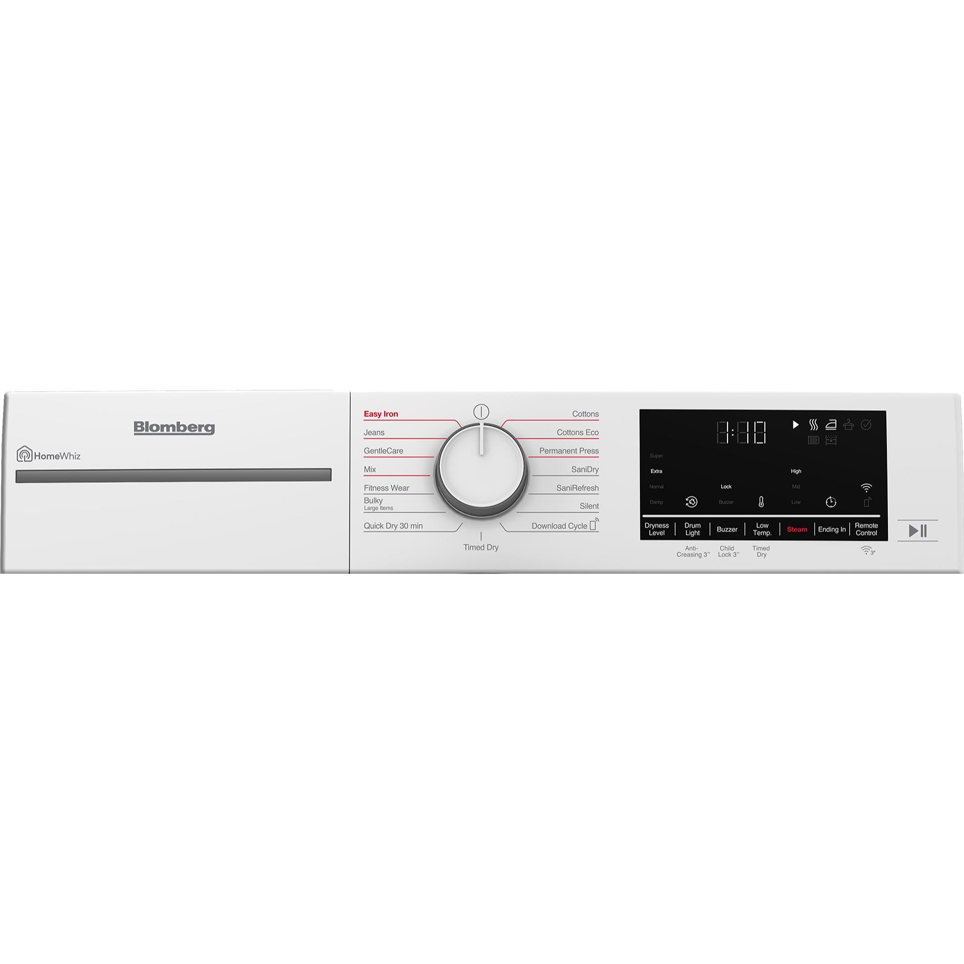  Blomberg 4.5 cu. ft. Electric Dryer with Heat Pump DHP24404W3 IMAGE 5