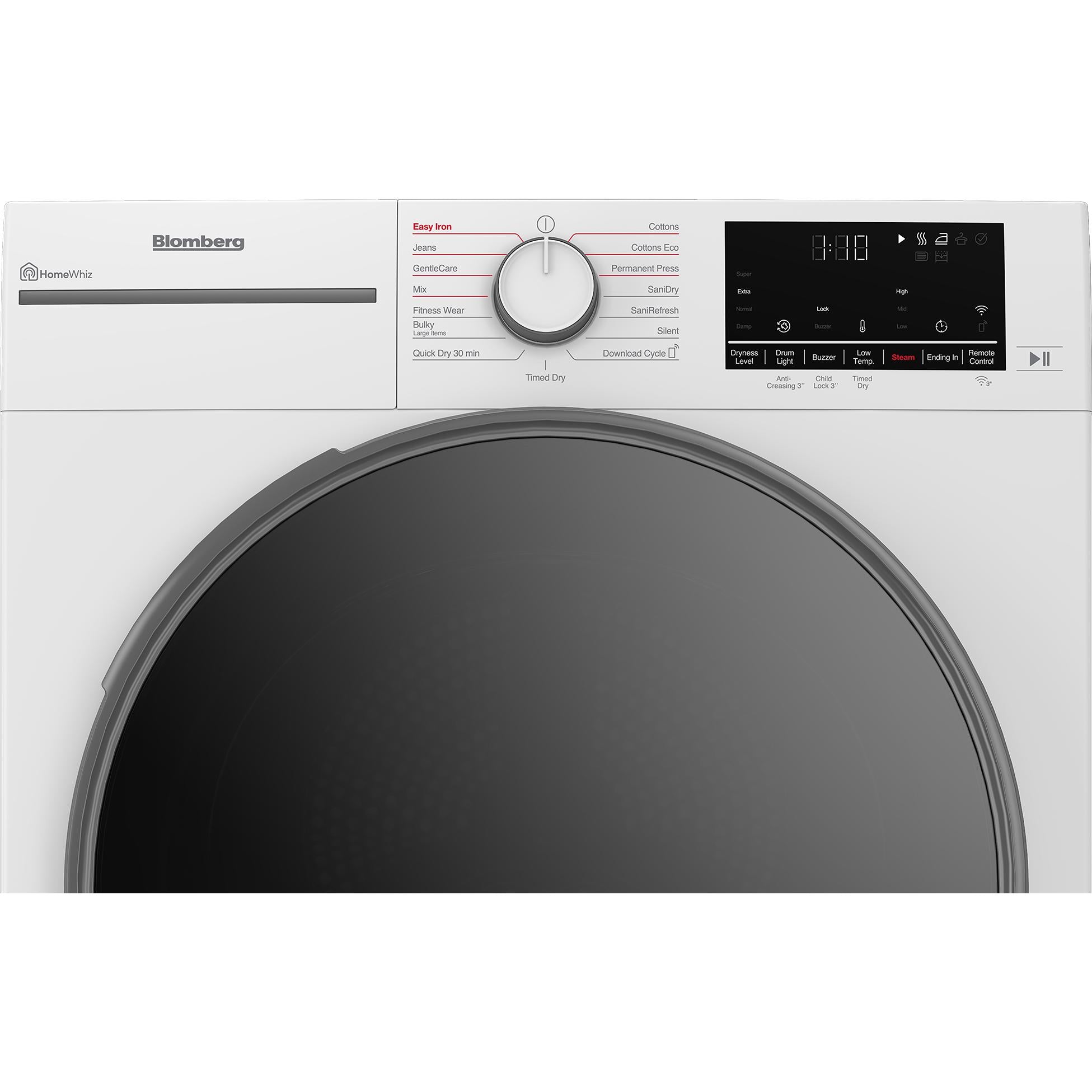  Blomberg 4.5 cu. ft. Electric Dryer with Heat Pump DHP24404W3 IMAGE 8