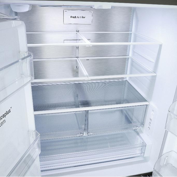  LG 36-inch, 30.7 cu. ft. French 3-Door Refrigerator with Water and Ice Dispensing System LF31WSH63S IMAGE 10