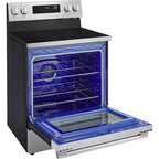  LG 30-inch Freestanding Electric Range with Wi-Fi LREN6321VE IMAGE 9