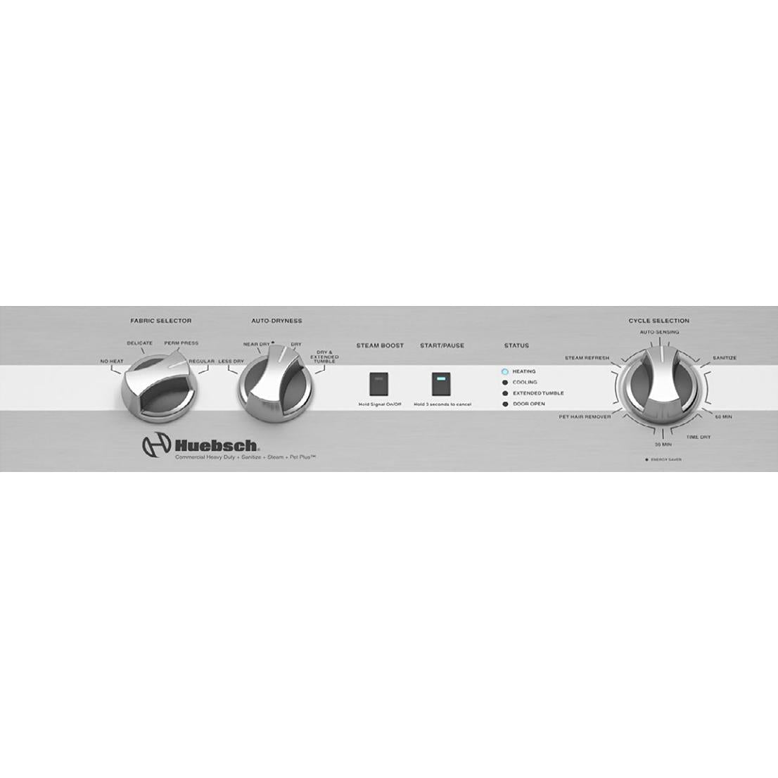  Huebsch 7.0 cu.ft. Electric Dryer ZDE6ARYS177CW01 IMAGE 2