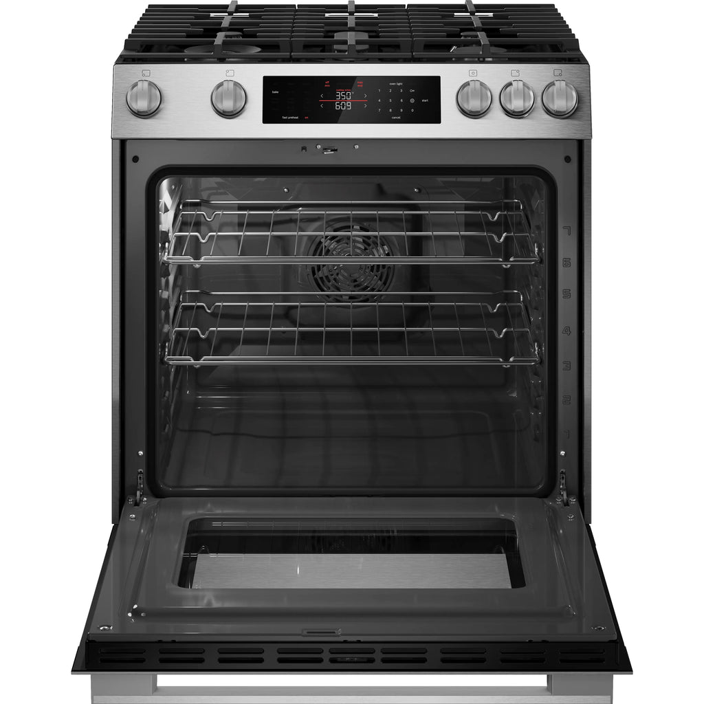  Bosch 300 Series Freestanding Gas Range Stainless Steel HGF3050MUC IMAGE 4