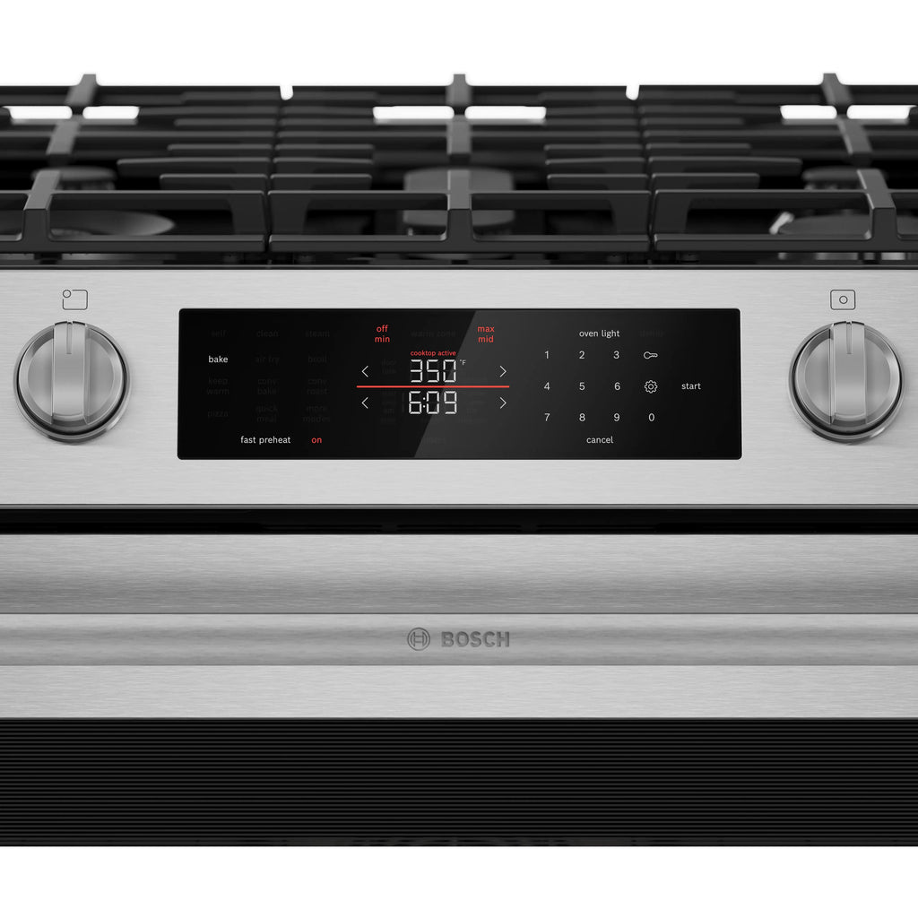  Bosch 300 Series Freestanding Gas Range Stainless Steel HGF3050MUC IMAGE 6