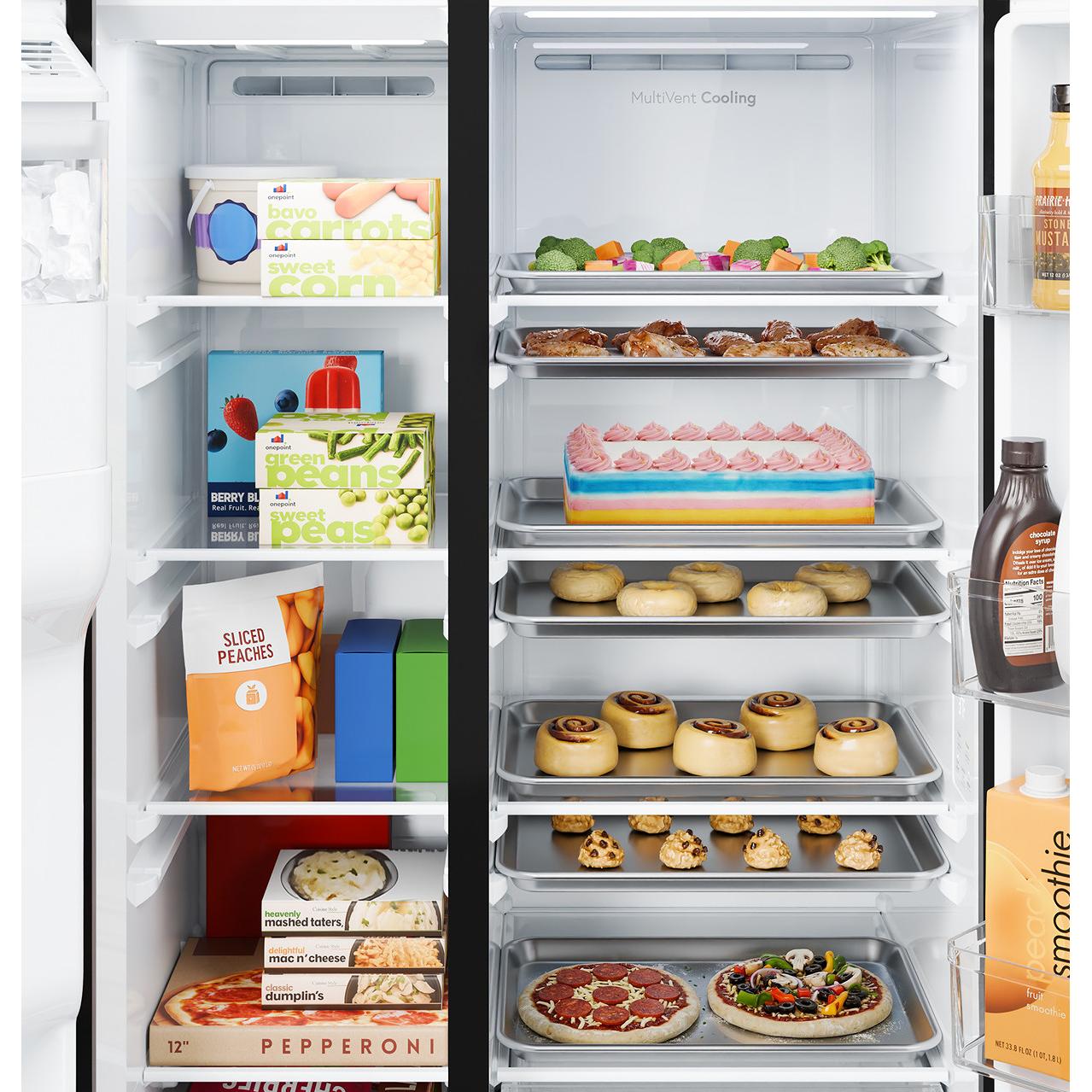  GE 27.9 cu. ft. Side-By-Side Refrigerator with Extra Tall Dispenser GSS28NYYFS IMAGE 8
