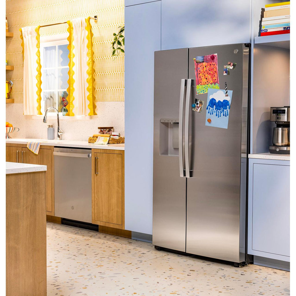  GE 27.7 cu. ft. Side-By-Side Refrigerator with Extra Tall Dispenser GSS28PYYFS IMAGE 14