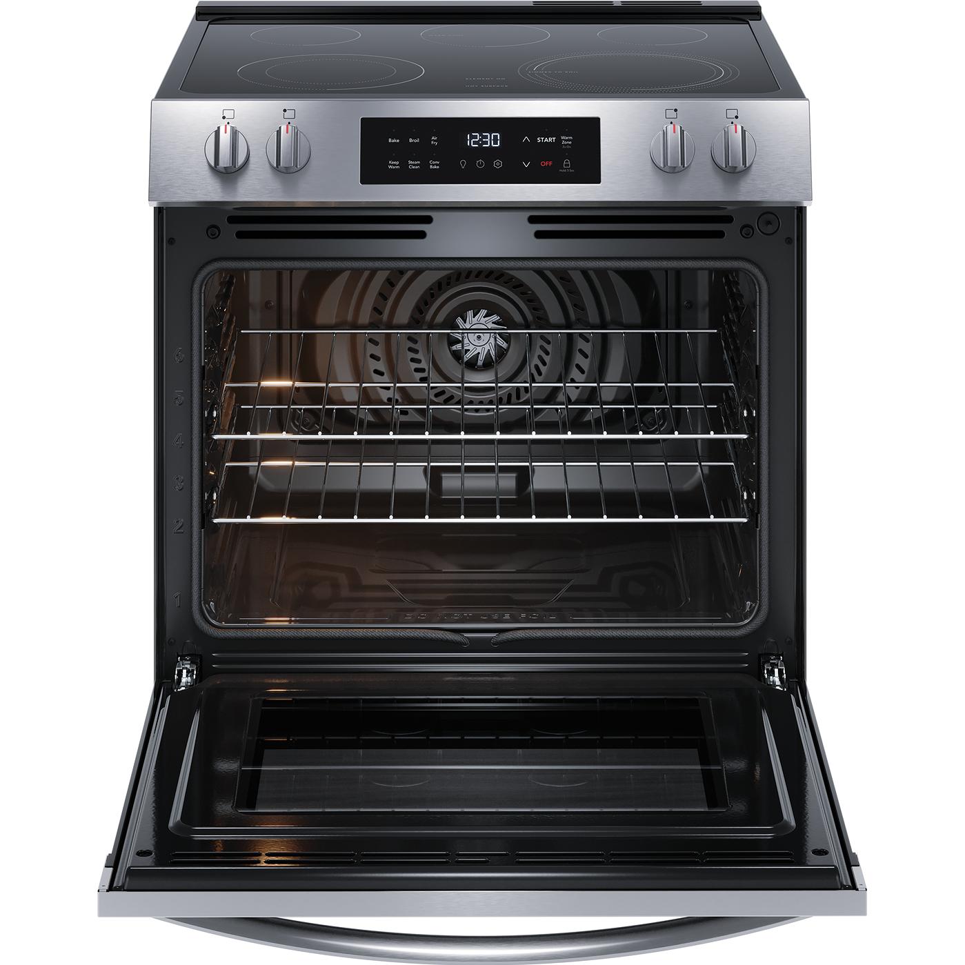  Frigidaire 30-inch Freestanding Electric Range with Convection Technology FCFE3082BS IMAGE 7