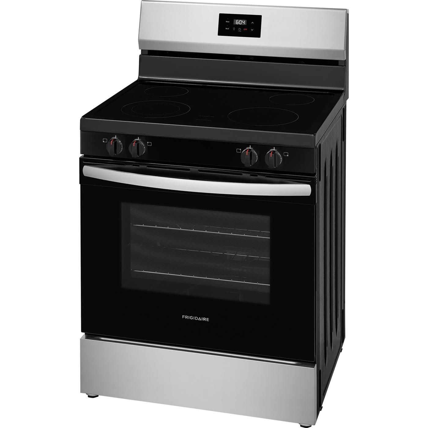  Frigidaire 30-inch Freestanding Electric Range with Even Baking Technology FCRE3050BS IMAGE 2