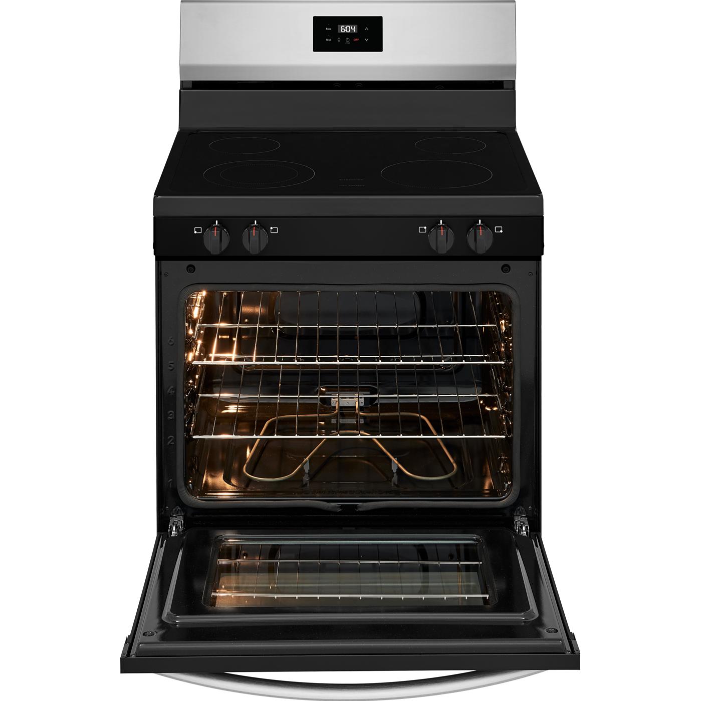  Frigidaire 30-inch Freestanding Electric Range with Even Baking Technology FCRE3050BS IMAGE 3