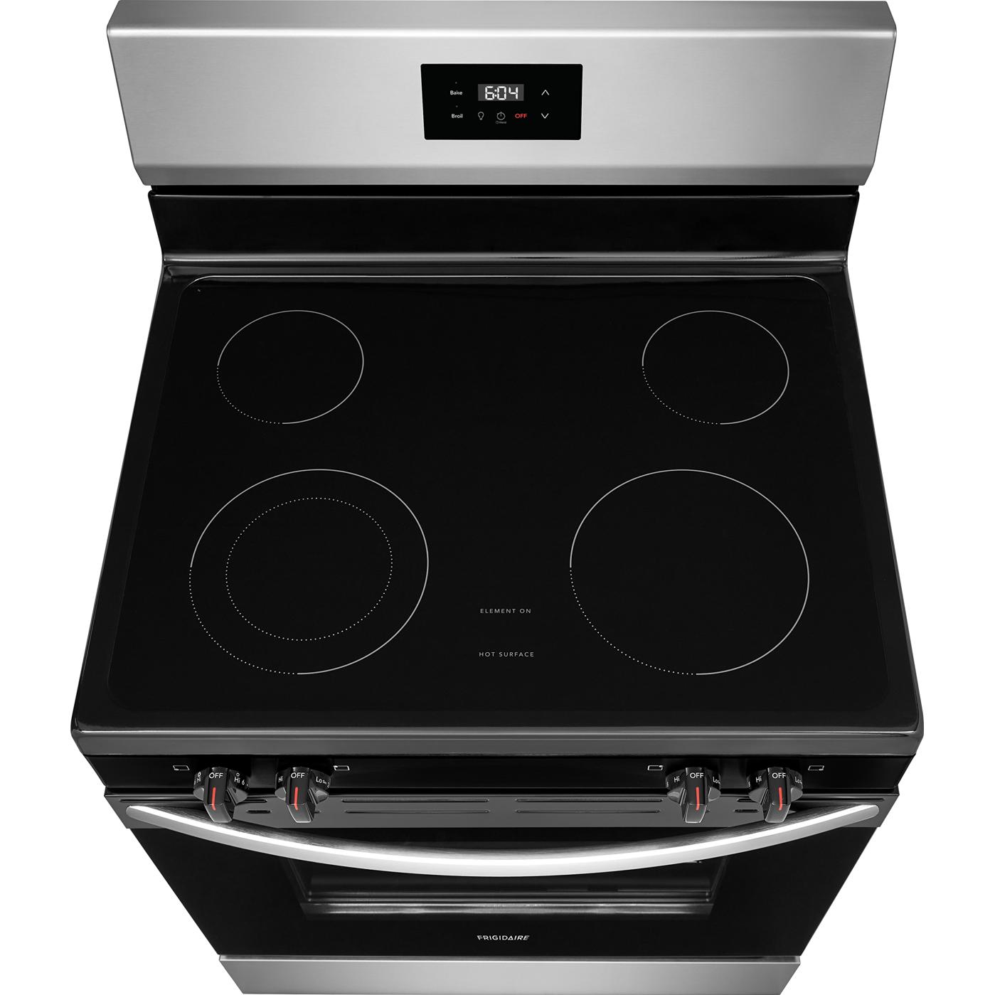  Frigidaire 30-inch Freestanding Electric Range with Even Baking Technology FCRE3050BS IMAGE 4
