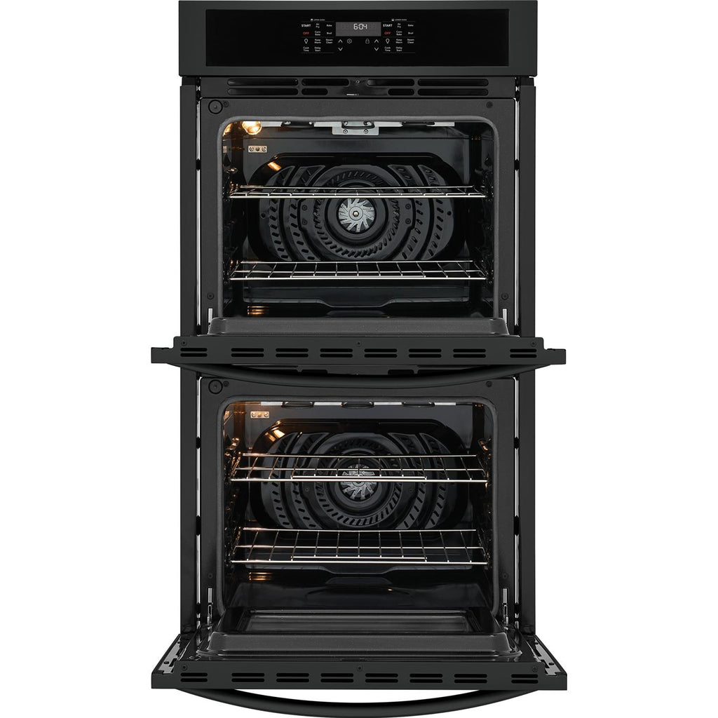  Frigidaire 27-inch, 7.6 cu. ft. Built-in Double Wall Oven with Air Fry FCWD2730AB IMAGE 2