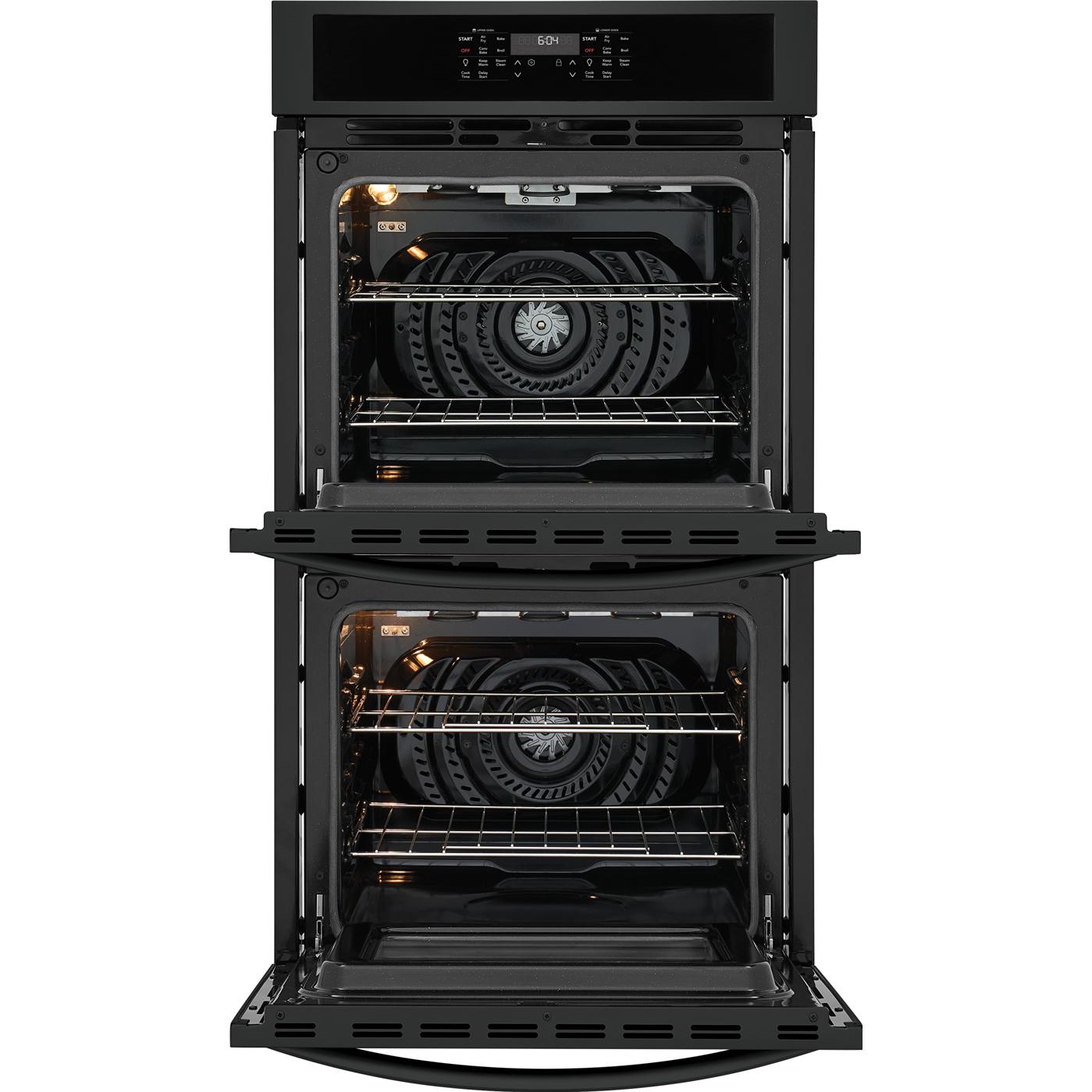  Frigidaire 27-inch, 7.6 cu. ft. Built-in Double Wall Oven with Air Fry FCWD2730AB IMAGE 2