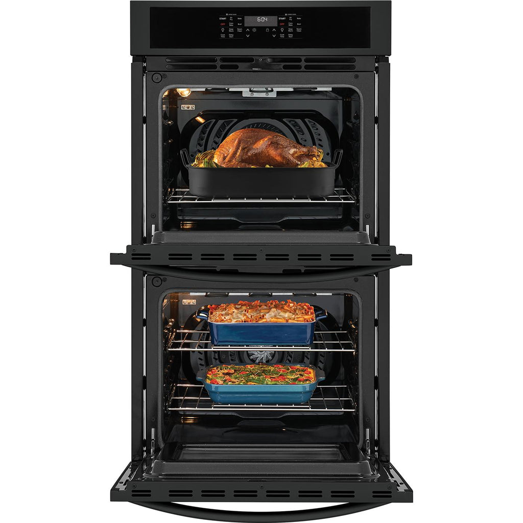  Frigidaire 27-inch, 7.6 cu. ft. Built-in Double Wall Oven with Air Fry FCWD2730AB IMAGE 4