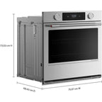  KitchenAid 30-inch Smart Electric Single Wall Oven with Intelligent Cooking Camera KOES930SPS IMAGE 12