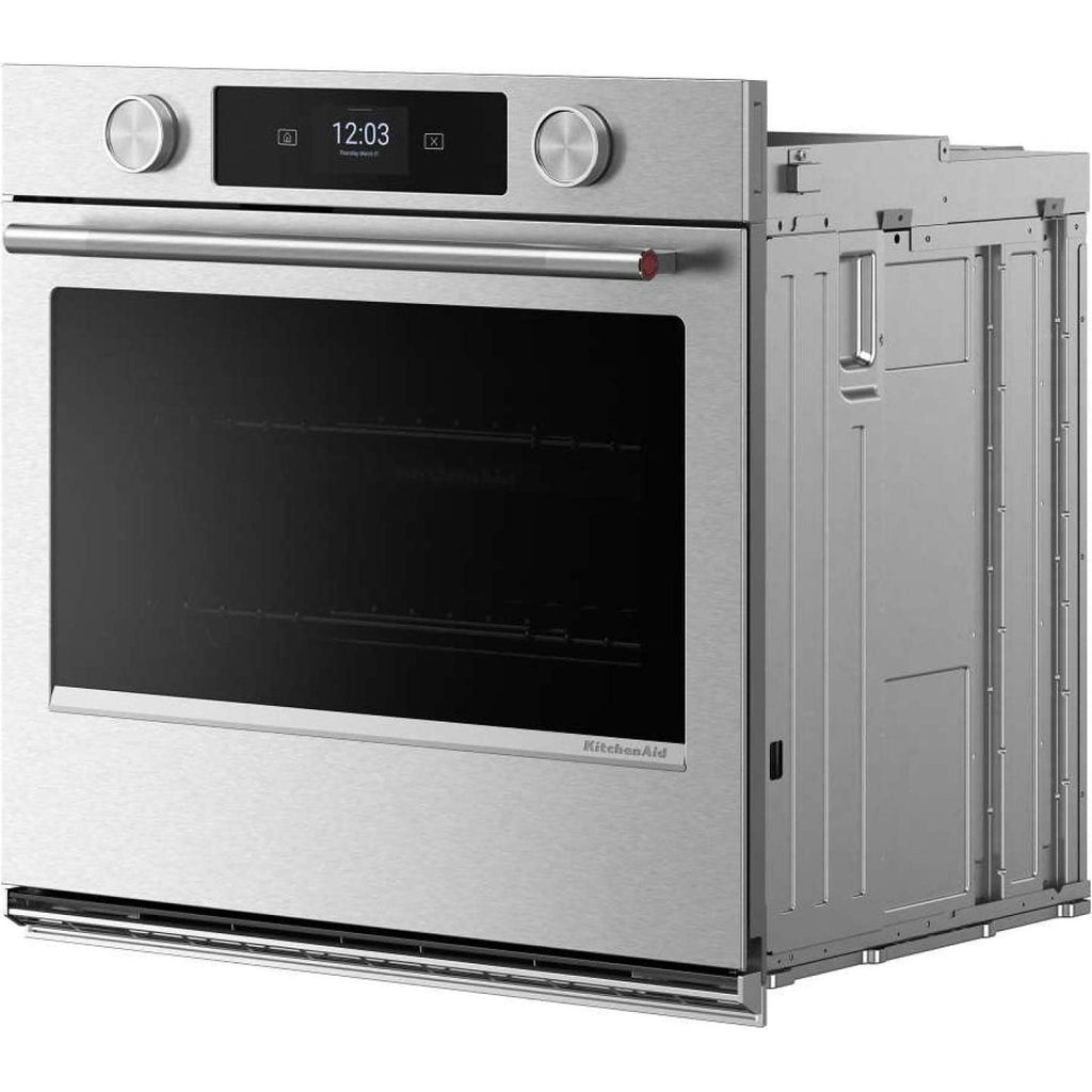  KitchenAid 30-inch Smart Electric Single Wall Oven with Intelligent Cooking Camera KOES930SPS IMAGE 6