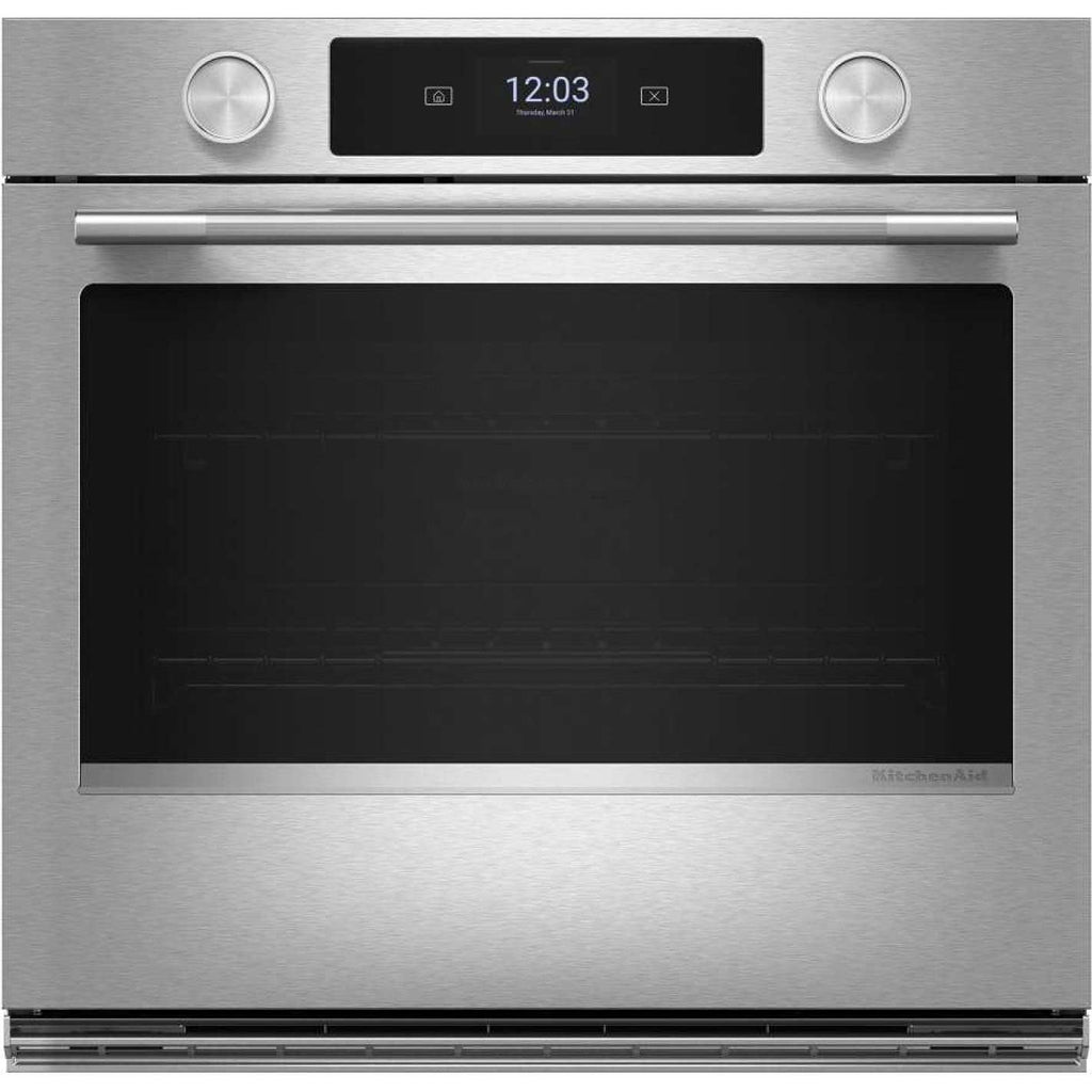  KitchenAid 30-inch Smart Electric Single Wall Oven with Intelligent Cooking Camera KOES930SPS IMAGE 8