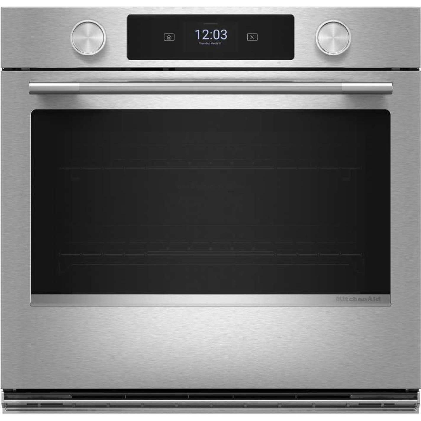  KitchenAid 30-inch Smart Electric Single Wall Oven with Intelligent Cooking Camera KOES930SPS IMAGE 8