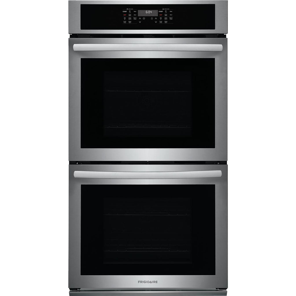  Frigidaire 27-inch, 7.6 cu. ft. Built-in Double Wall Oven with Air Fry FCWD2730AS IMAGE 1