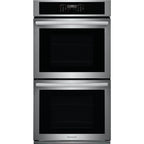  Frigidaire 27-inch, 7.6 cu. ft. Built-in Double Wall Oven with Air Fry FCWD2730AS IMAGE 1