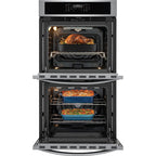  Frigidaire 27-inch, 7.6 cu. ft. Built-in Double Wall Oven with Air Fry FCWD2730AS IMAGE 3