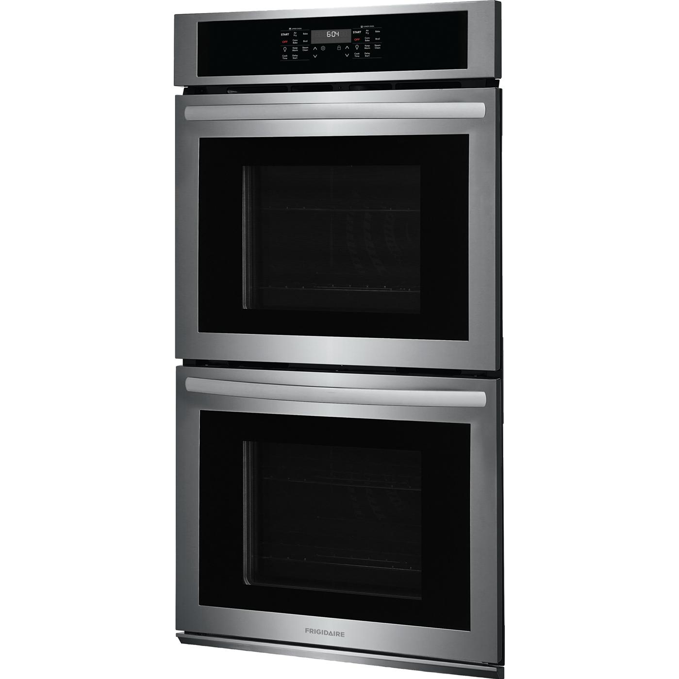  Frigidaire 27-inch, 7.6 cu. ft. Built-in Double Wall Oven with Air Fry FCWD2730AS IMAGE 4